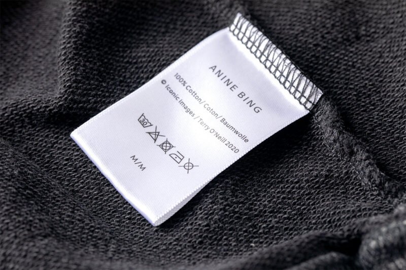Autumn and Winter White Eagle Print Fried Color Washed Black and Gray Distressed Women's Sweatshirt-ABS2479BK - 图片 11