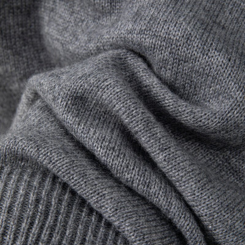 Letter Jacquard Cashmere Slim Fit Sweater Women's Sweater-ABB04GY - 图片 11