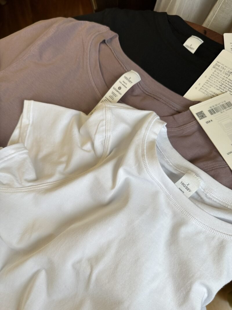 Yoga See the Light Short Sleeve Shirt T-Shirt Tee LL2521 - 图片 10