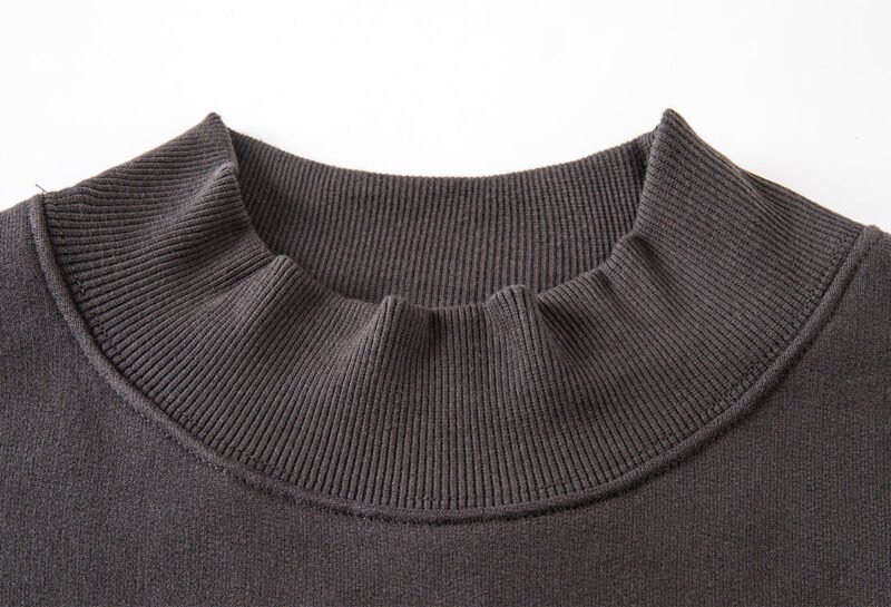 Navyblue BING Printed Fleece High Collar Loose Women's Sweatshirt-ABS2492RED - 图片 28