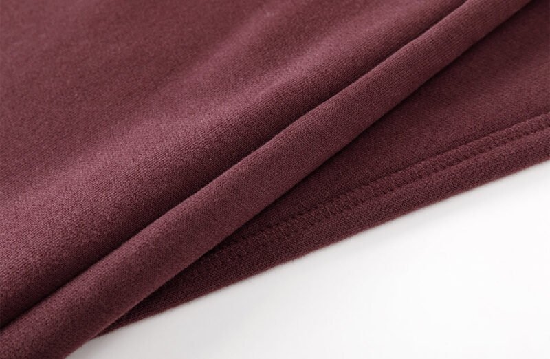Women's Logo Embroidered Sports Fleece Cotton Sweatpants-ABP3019RD - 图片 9