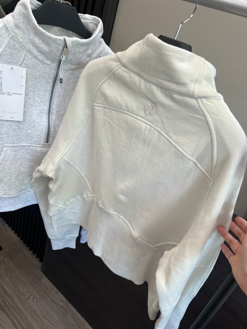 Scuba Half zip Stand Collar Sweatshirt LL2509 - 图片 5