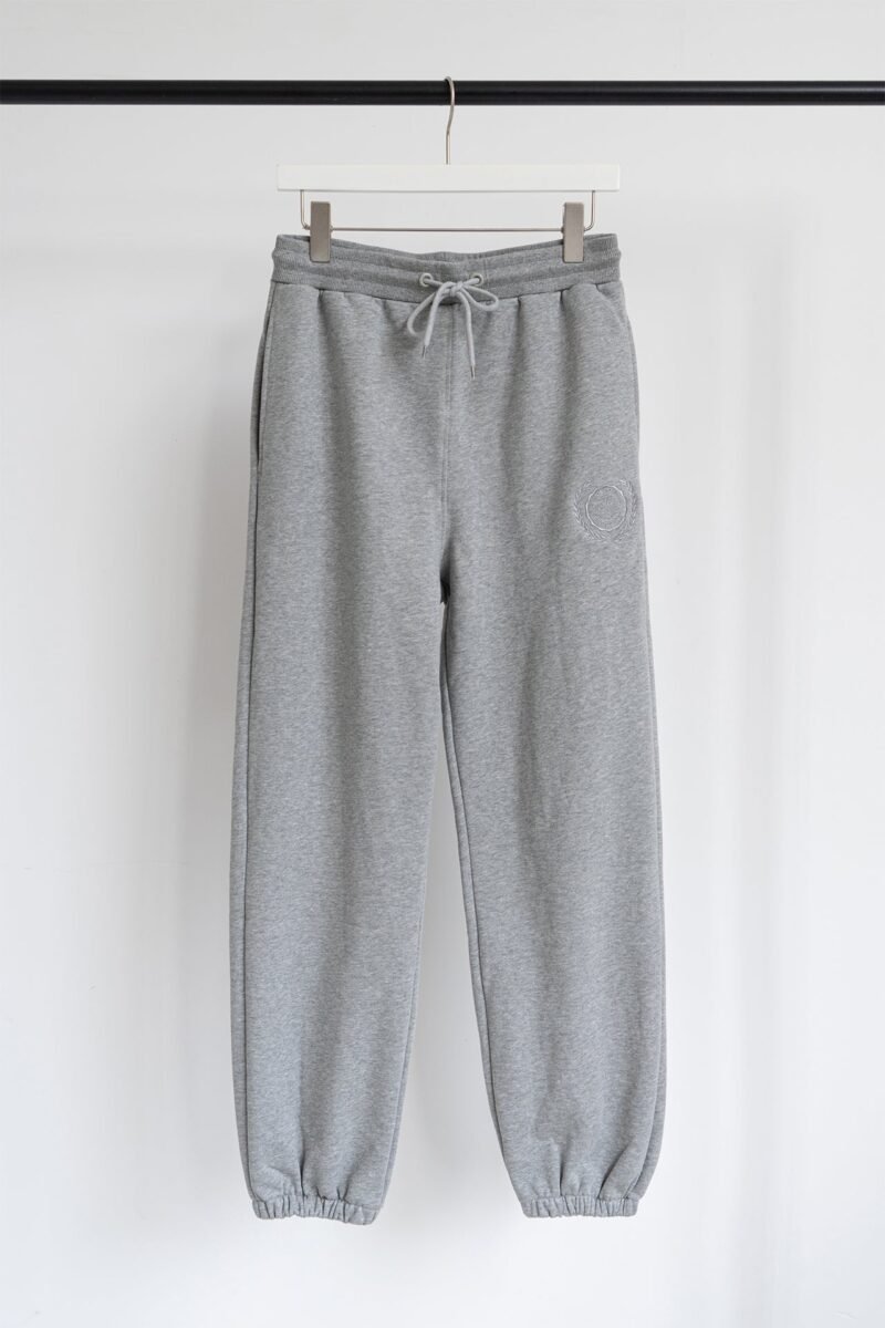 Black Letter Embroidery Fleece Sports Women's Sweatpants Pants-ABP3018BK-ABP3018GY - 图片 11