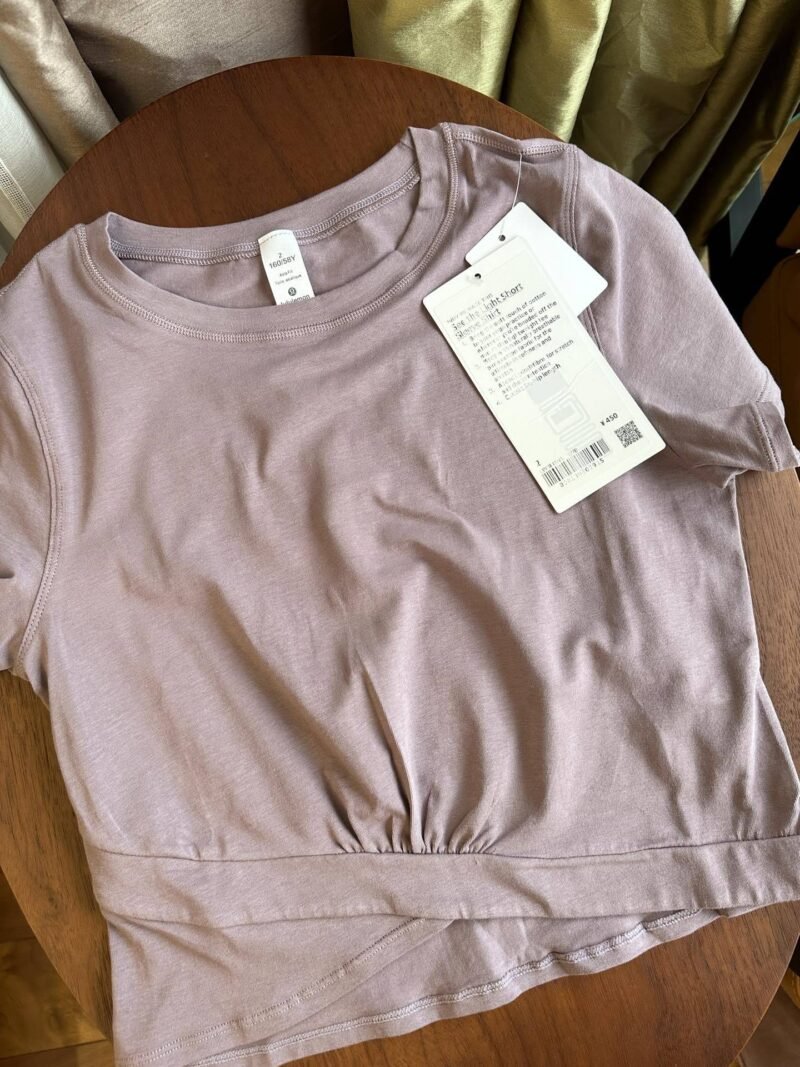 Yoga See the Light Short Sleeve Shirt T-Shirt Tee LL2521 - 图片 19