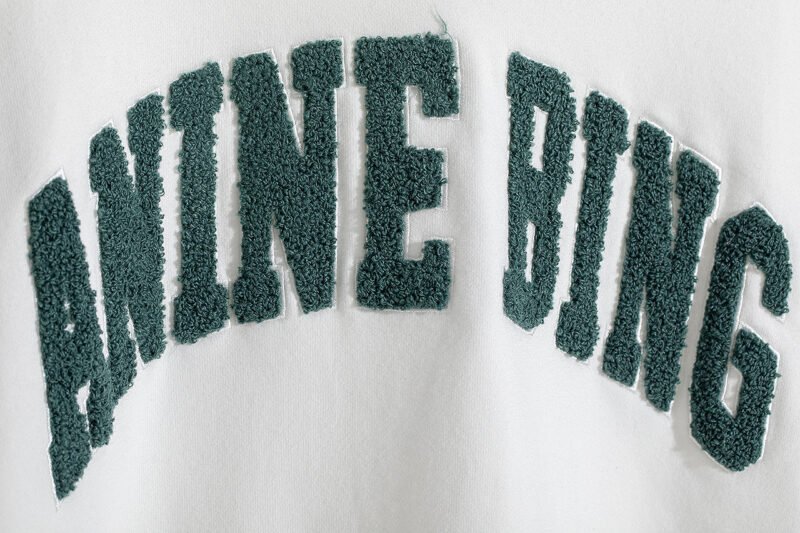 Classic Green Hand-cranked Special Embroidery Fleece Women's Hooded Sweatshirt-ABS2476WT - 图片 3