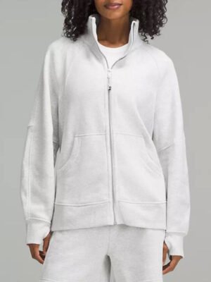 Scuba zipper Stand Collar Sweatshirt LL2510