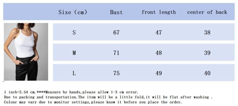 Wings Printed I-Shaped Threaded Elastic Fit Vest-DH-ZV-5 - 图片 10