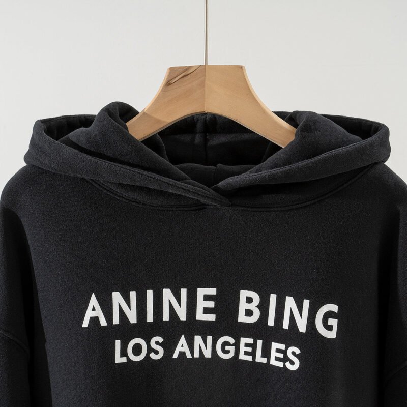 Green Winter Letter Print Fleece Women's Hooded Sweatshirt-ABS2501GN - 图片 13