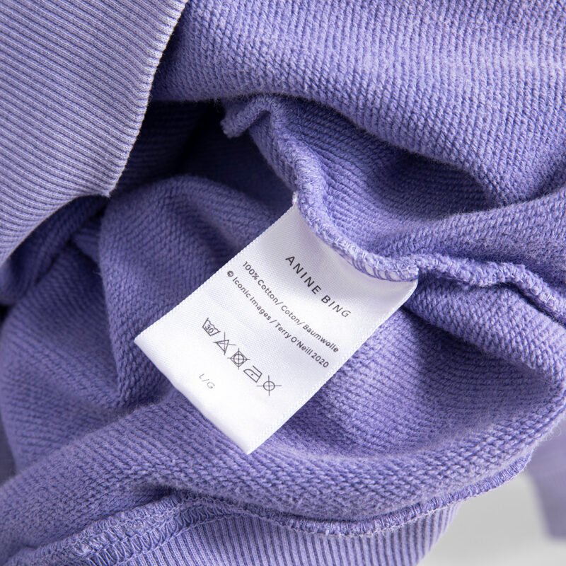 Autumn and Winter BING Printed Washed Color Ripped Loose Women's Sweatshirt-ABS2448BK - 图片 17