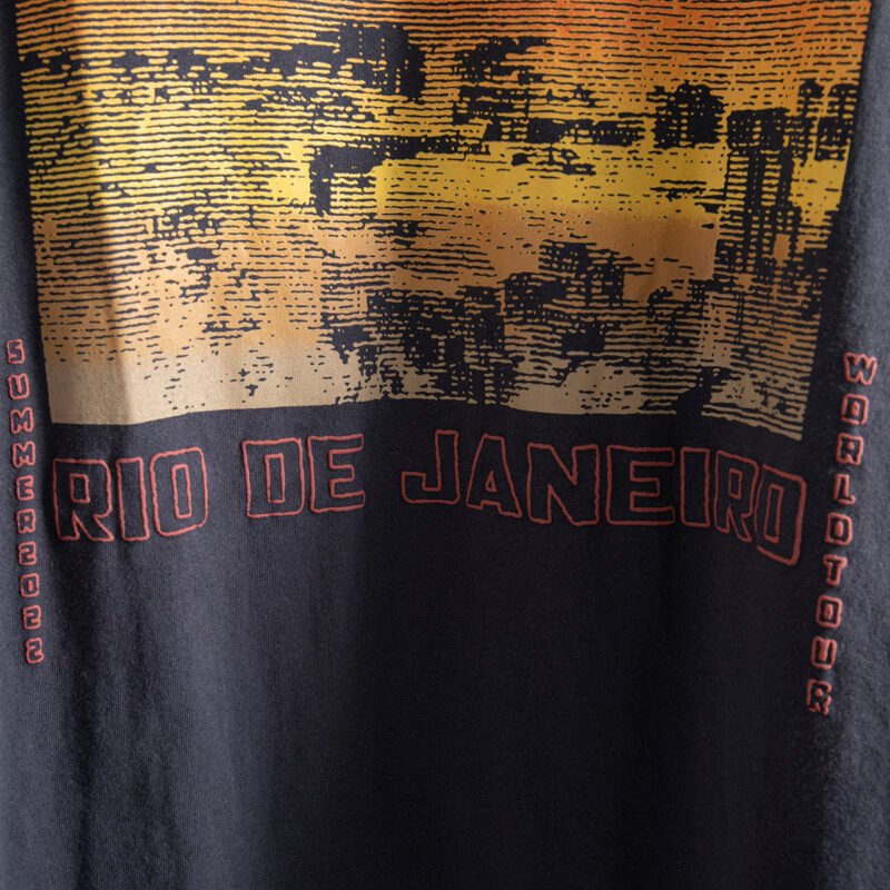 Letter City Sunset Digital Print Loose Women's Short Sleeve T-shirt-ABT30BK - 图片 6