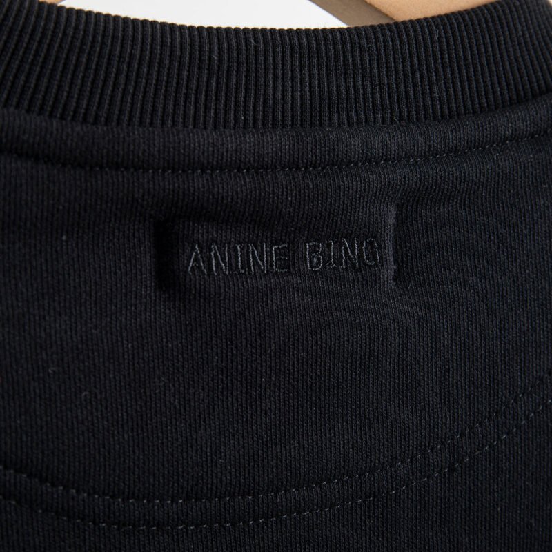Classic Tiger Head Hand-cranked Embroidery Lining Fleece Round Neck Sweatshirt-ABS2435BK - 图片 12