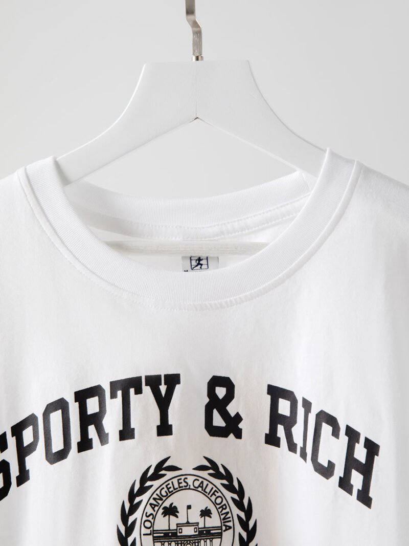 Classic Letter Print Cotton O Neck Short Sleeve T-shirt Women-GN43 - 图片 8