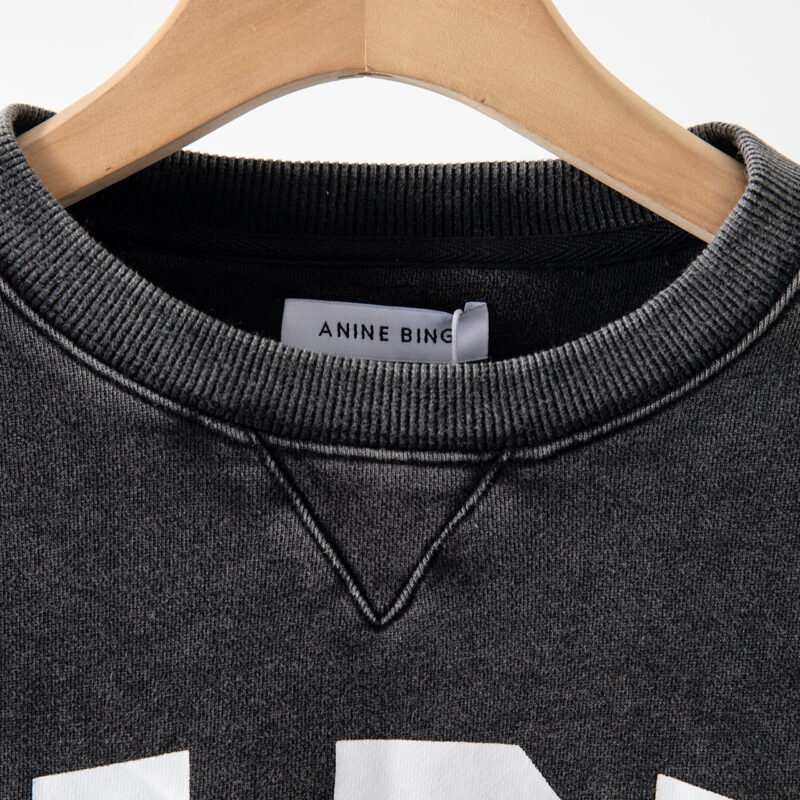 Women's Black New York Lettering Sweatshirt Top ABS2453BK - 图片 10