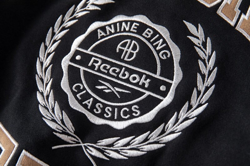 Black Front Letter Patchwork Round Neck Mid-length Plus Velvet Women's Sweatshirt-ABS2489BK - 图片 7