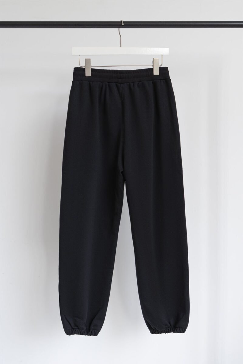 Lette Embroidery Lining Fleece Sports Women's Sweatpants Pants-ABP3018BK-ABP3018GY - 图片 15