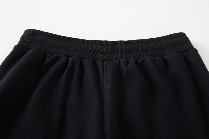 Lette Embroidery Lining Fleece Sports Women's Sweatpants Pants-ABP3018BK-ABP3018GY - 图片 22