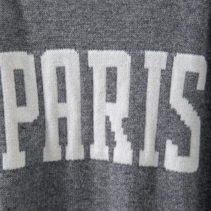 Letter Jacquard Cashmere Slim Fit Sweater Women's Sweater-ABB04GY - 图片 5