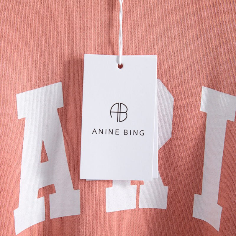 Round Neck Long Sleeve Letter Printed Washed Women's Sweatshirt-ABS2424PK - 图片 9