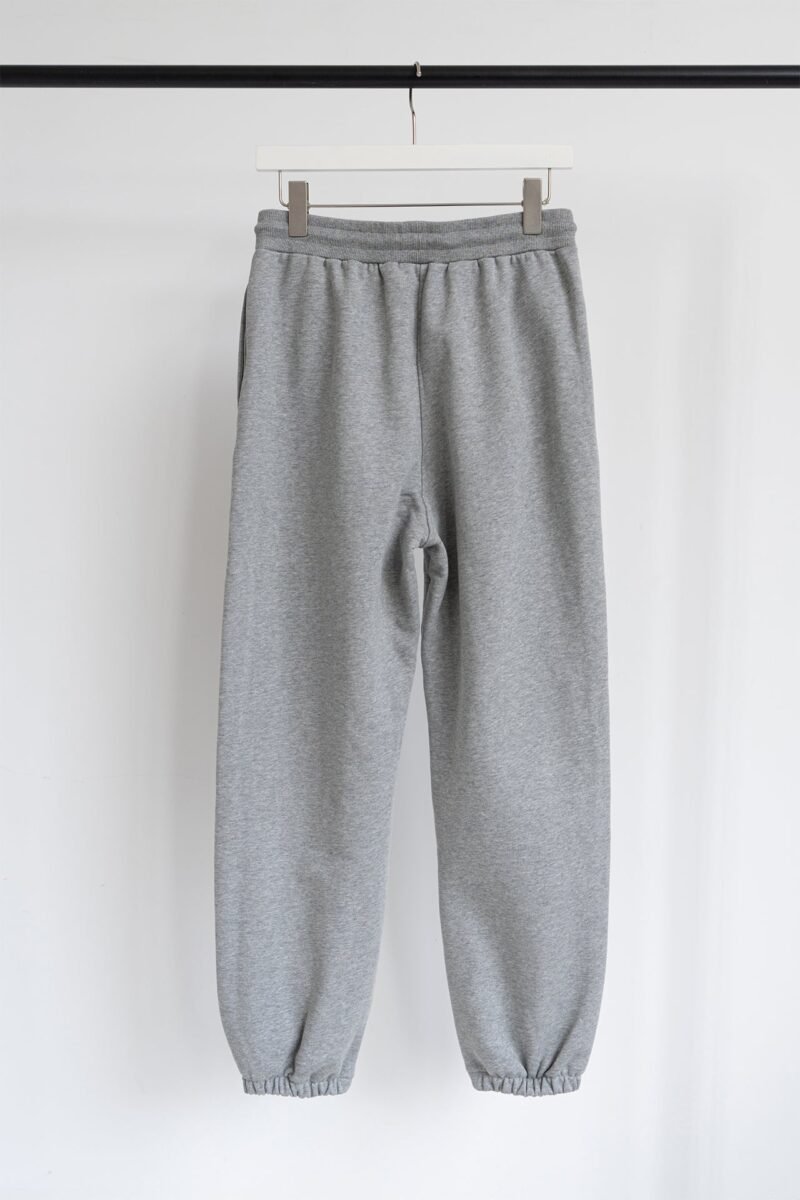 Lette Embroidery Lining Fleece Sports Women's Sweatpants Pants-ABP3018BK-ABP3018GY - 图片 2