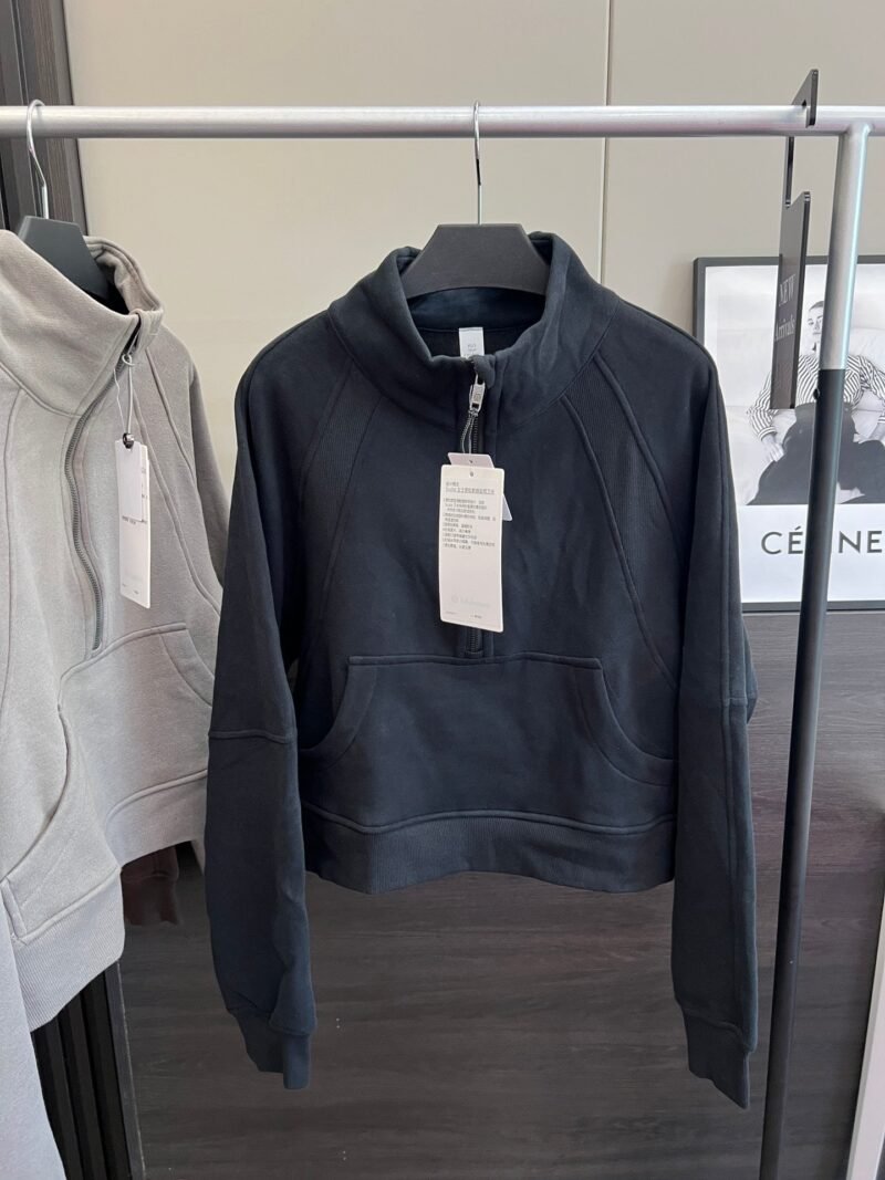 Scuba Half zip Stand Collar Sweatshirt LL2509 - 图片 10