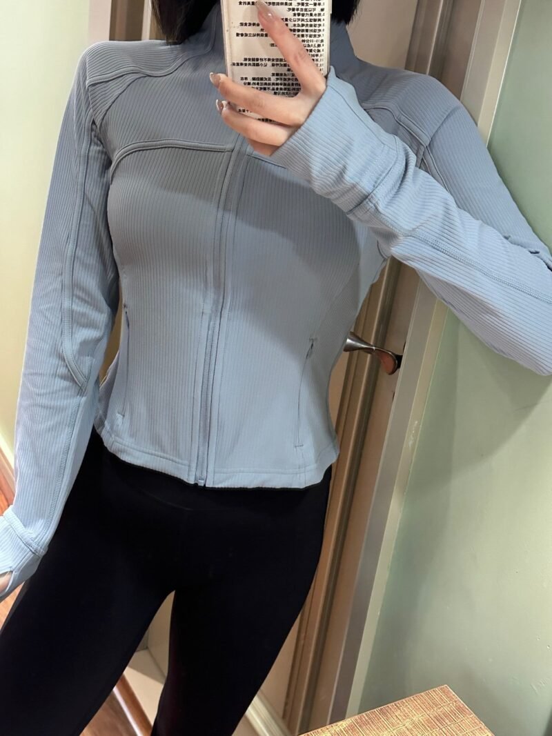 Yoga Define Ribbed Crop Jacket LL2507 - 图片 6
