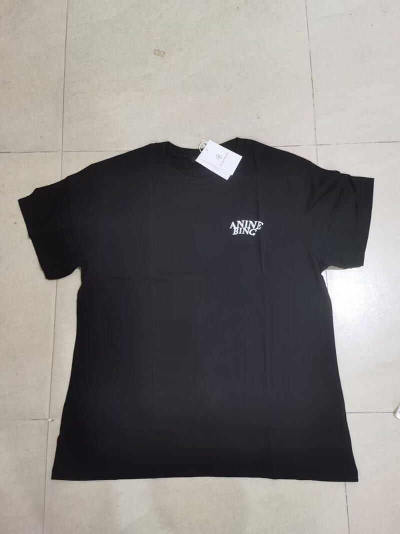 Letter Print Distressed Cotton Women's Short Sleeve T-Shirt-ABC17BK - 图片 4