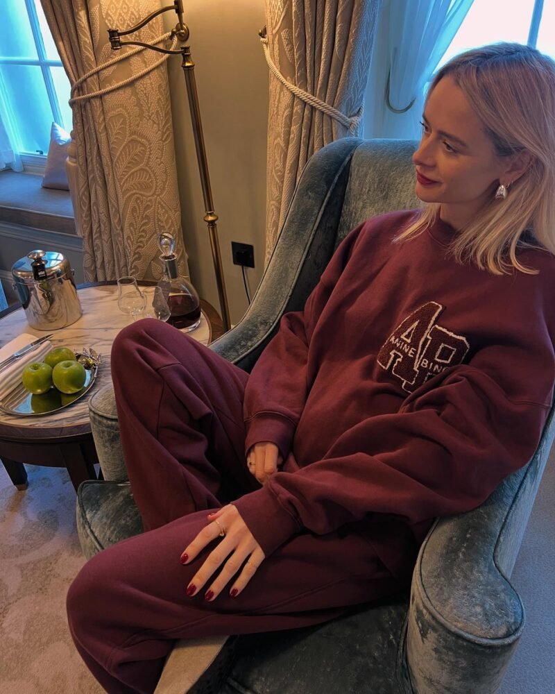 Women's Logo Embroidered Sports Fleece Cotton Sweatpants-ABP3019RD - 图片 13