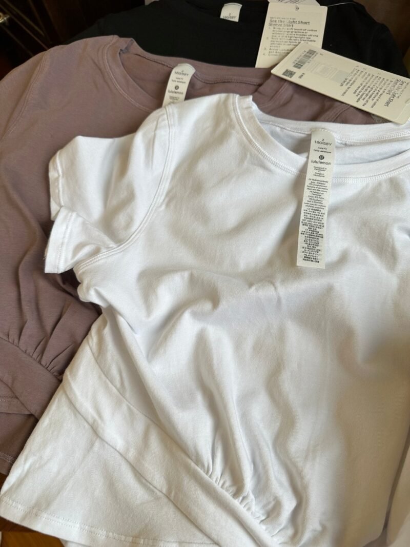 Yoga See the Light Short Sleeve Shirt T-Shirt Tee LL2521 - 图片 9