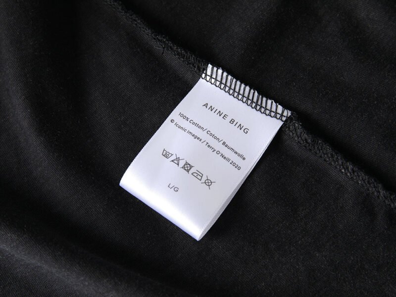 AB Patch Towel Embroidery Old Washed Color Dress T-shirt Women's Dress-ABC09BK - 图片 11