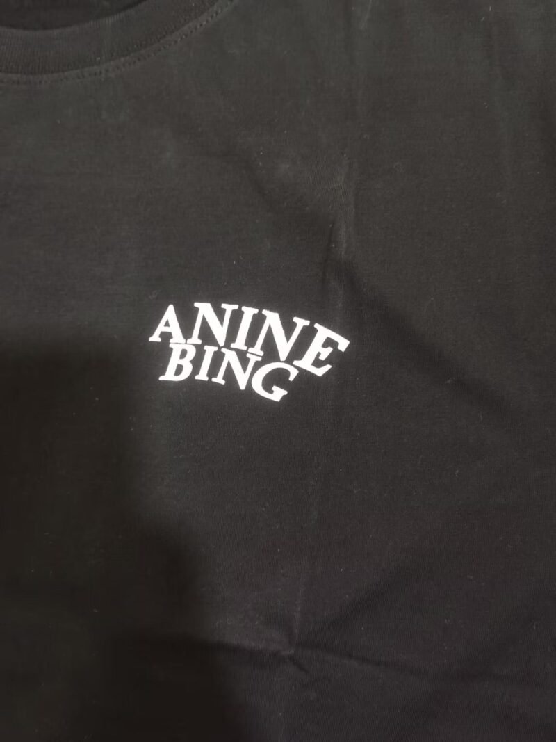 Letter Print Distressed Cotton Women's Short Sleeve T-Shirt-ABC17BK - 图片 6