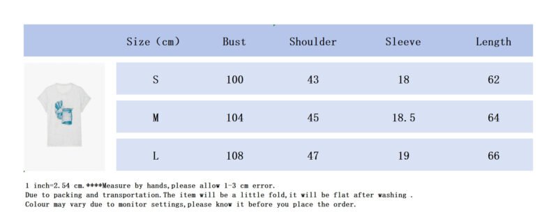 Printed Beauty Gold and Silver Thread Embroidery Women's Short Sleeve T-shirt-DH-ZV-159 - 图片 13