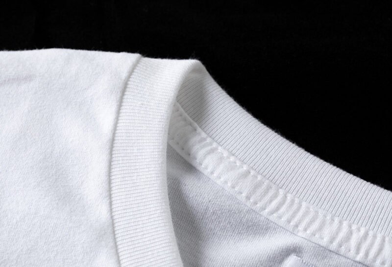White Classic Logo Printed Cotton Women's Round Neck Short-sleeved T-shirt-ABT05WT - 图片 5
