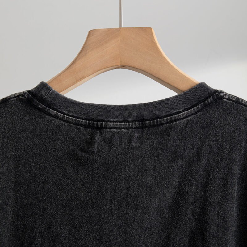 BING Printed Washed Women's Short-sleeved T-shirt-ABT29BK - 图片 11