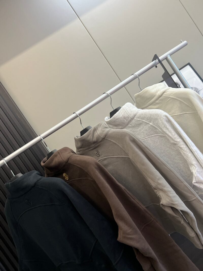 Scuba Half zip Stand Collar Sweatshirt LL2509 - 图片 14