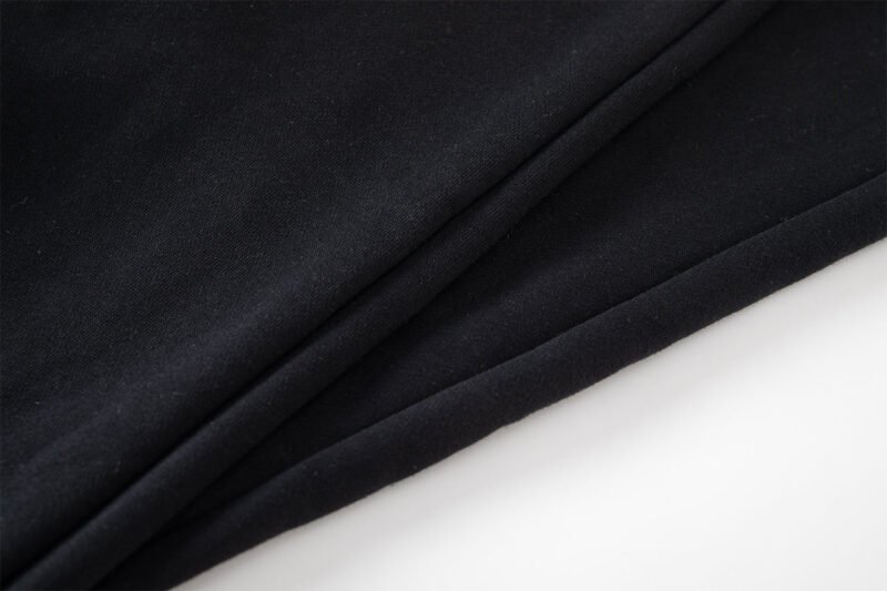 Black Letter Embroidery Fleece Sports Women's Sweatpants Pants-ABP3018BK-ABP3018GY - 图片 8