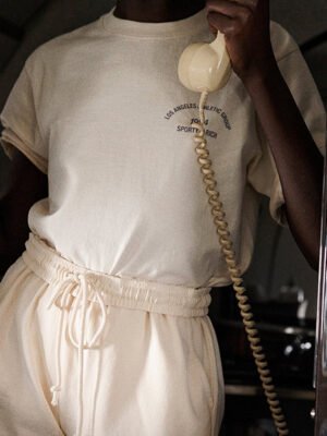 Classic O-neck Letter Print Short Sleeve T-shirt-GN62