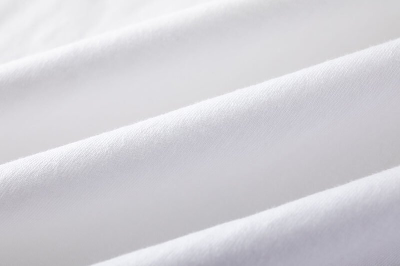 Letter Print White Cotton Short Sleeve T-shirt Tops-GN56 - 图片 13