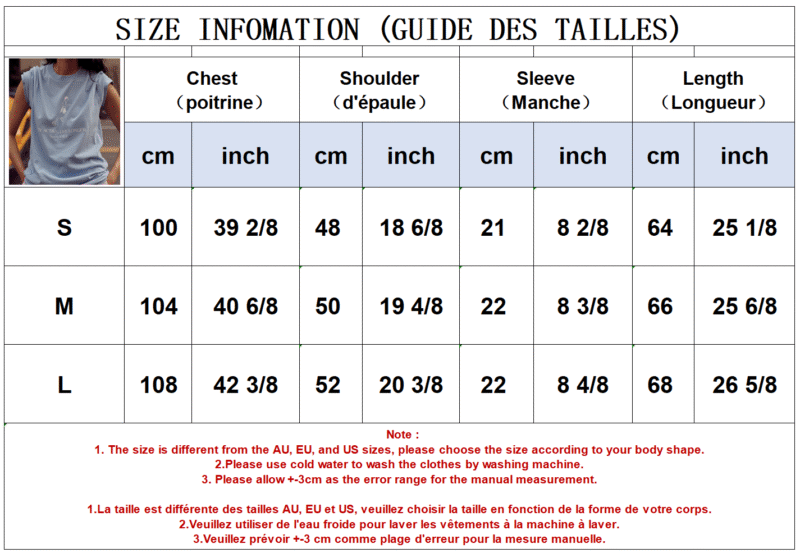 Blue Letter Print Short Sleeve T-shirts For Women's Tops-GN54 - 图片 4