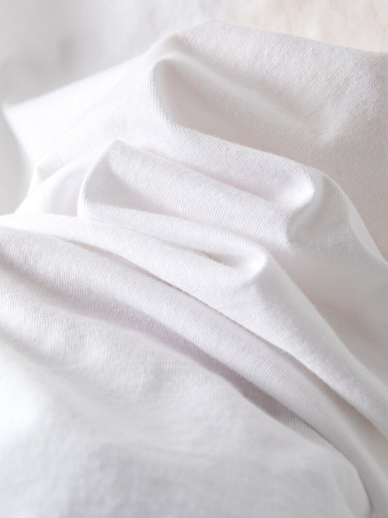 Women's White Letter Print Short Sleeve T-shirt-GN53 - 图片 11
