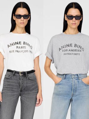 ABNW047 Casual Letter Print T-Shirt