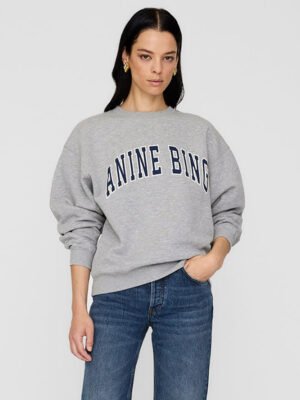 ABNW041 Letter Loose Sweatshirt