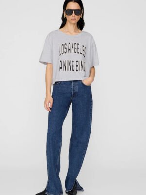 ABNW038 Letter Print Short T-Shirt